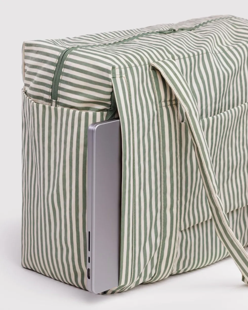 Small Cloud Carry-On Bag - Sage Stripe