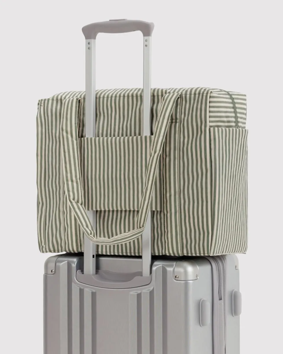 Small Cloud Carry-On Bag - Sage Stripe