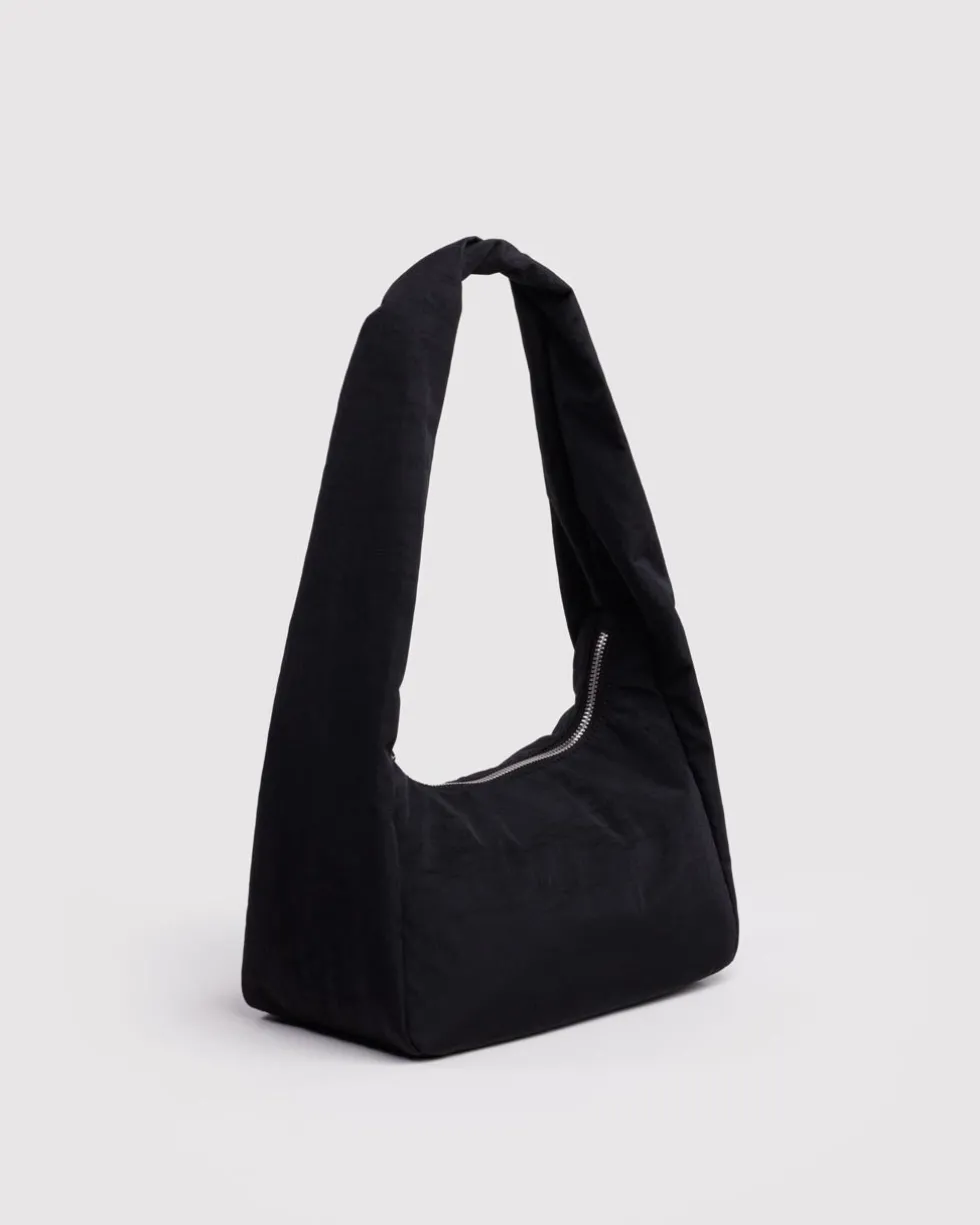 Small Nylon Meringue Bag - Black