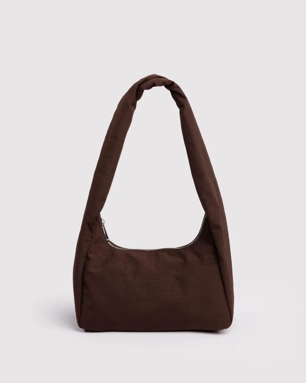 Small Nylon Meringue Bag - Coffee