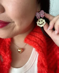 Smiley + Dice Earrings