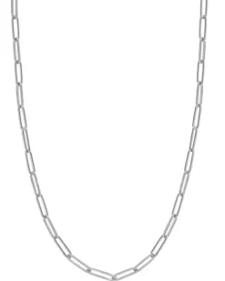 Stainless Steel Paper Clip Chain - Silver