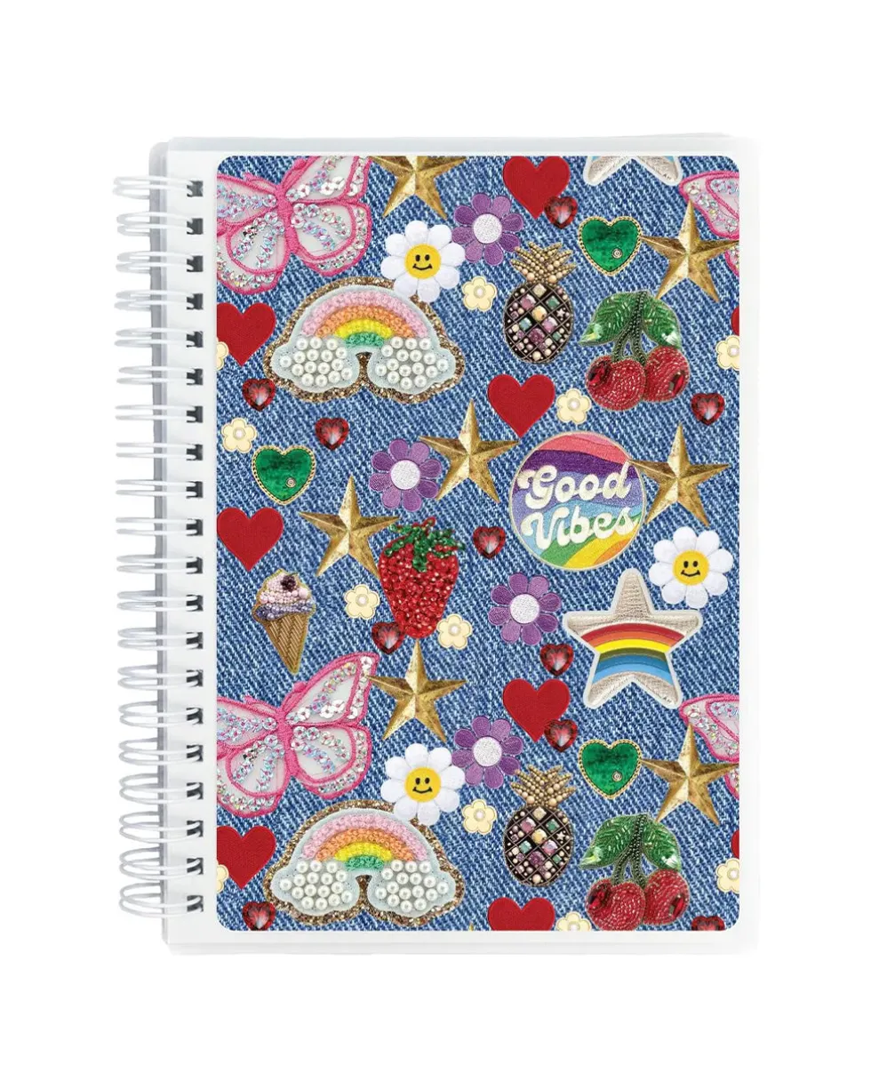 Sticker Book - Denim Patches