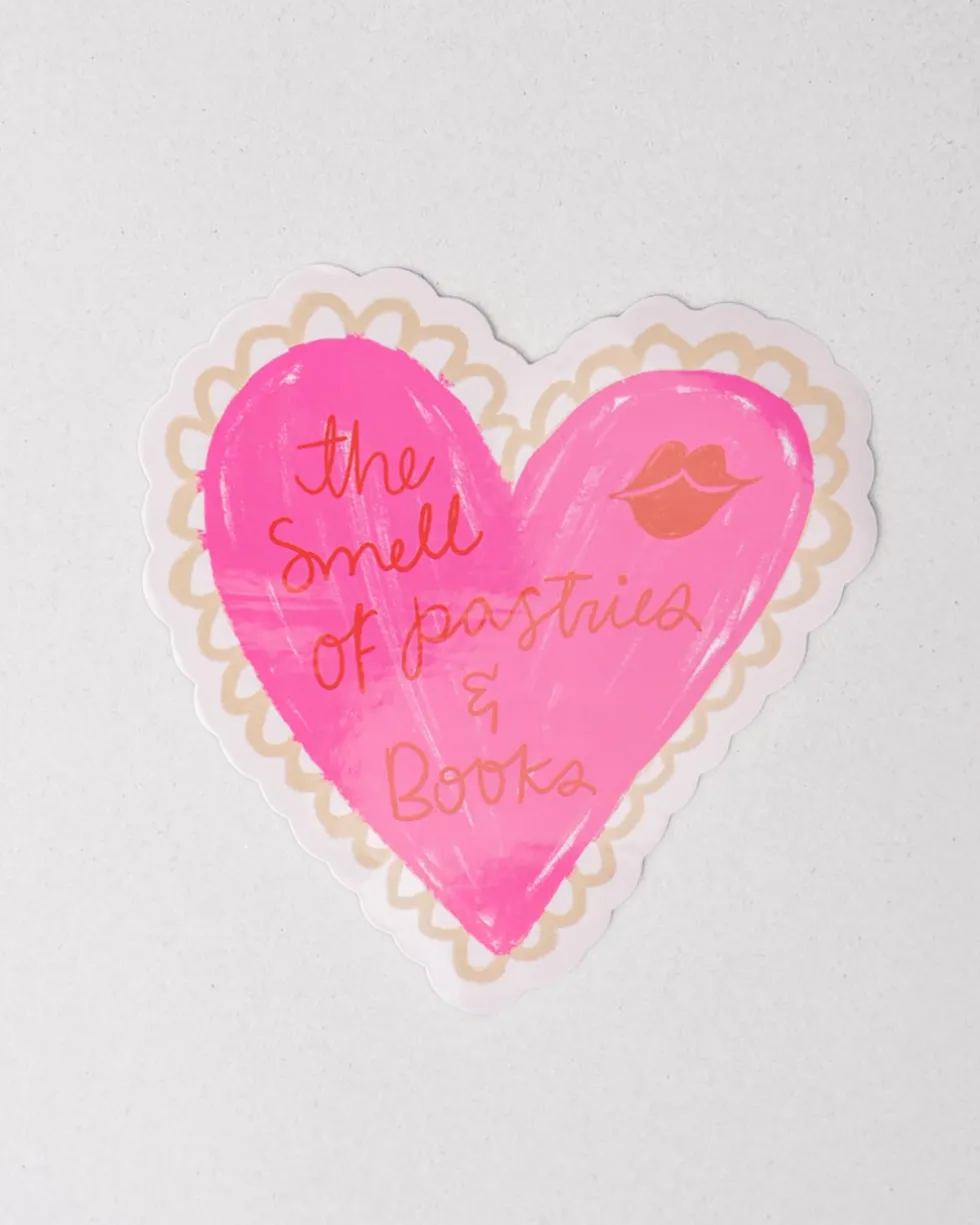 Stick with It! Big Vinyl Stickers - Pastries and Books