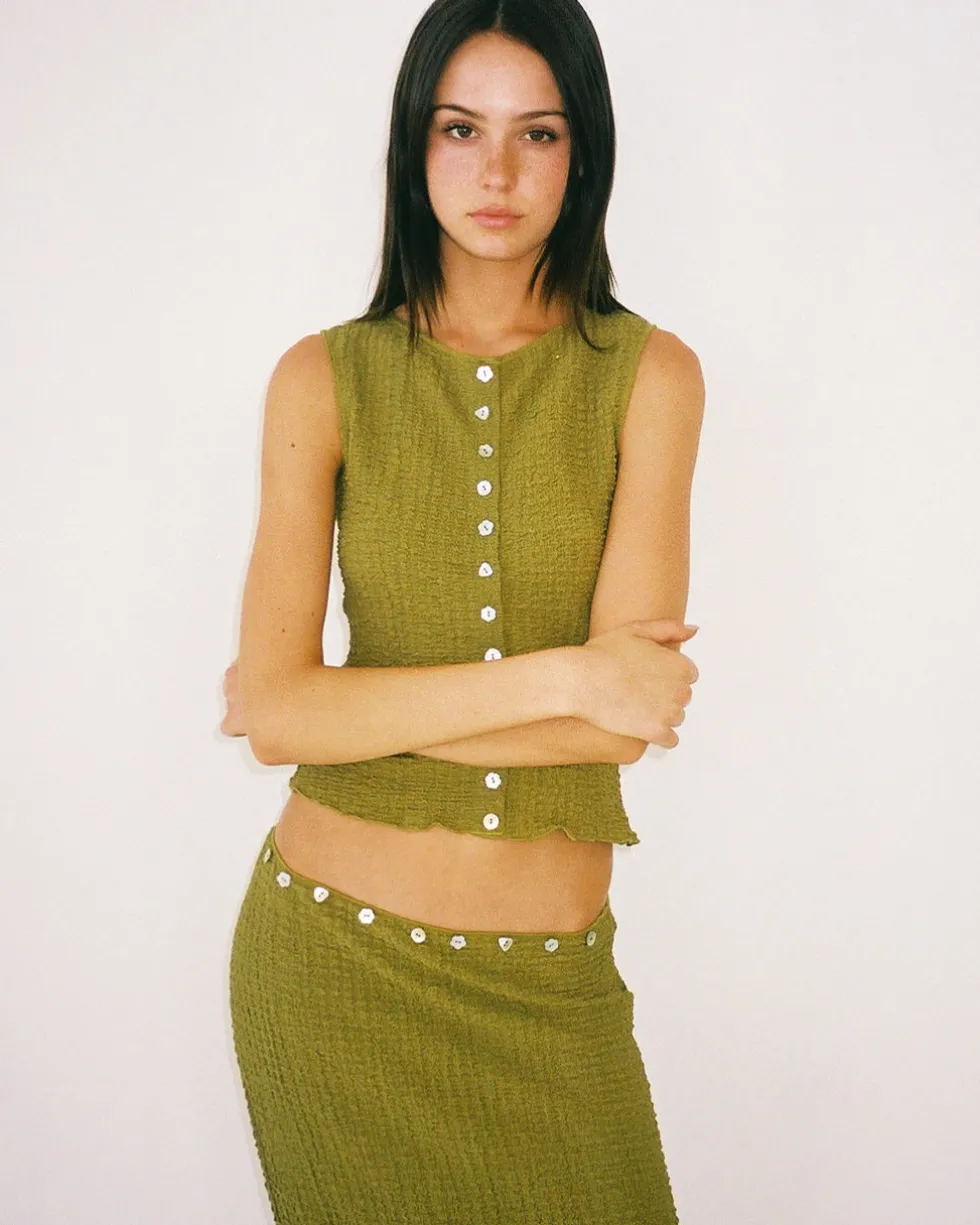 Summer Top - Olive