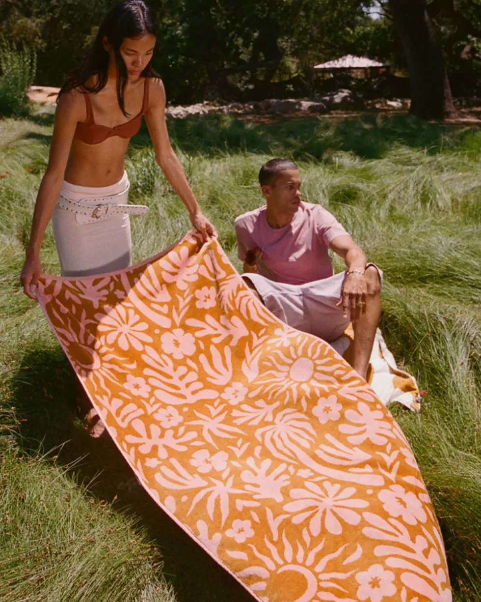 Sunny Woven Towel - Retro