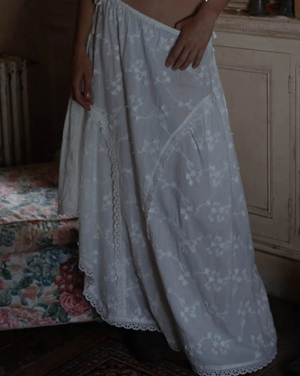 Suze Asymmetric Midi Skirt