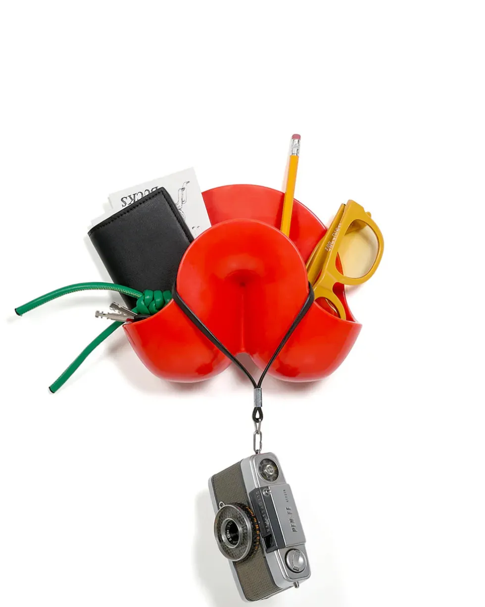 Swell Mini Wall Organizer - Red Orange