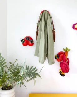 Swell Mini Wall Organizer - Red Orange