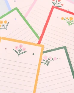 Take Note Tab Notes - Folk Floral