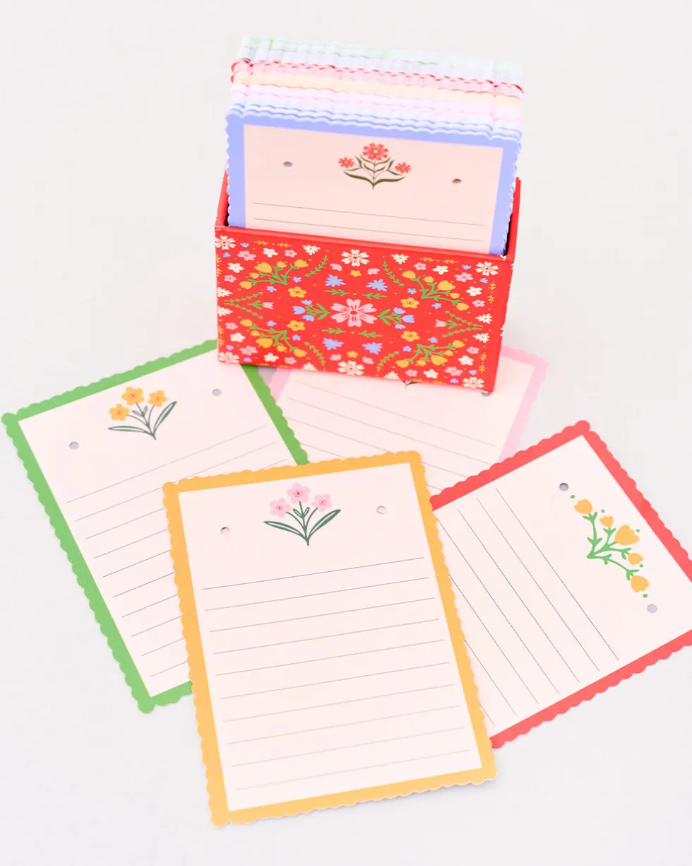 Take Note Tab Notes - Folk Floral