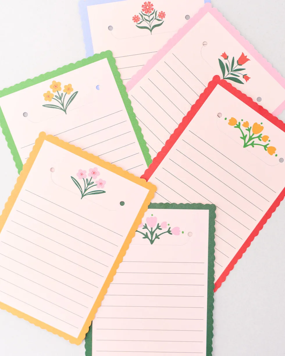 Take Note Tab Notes - Folk Floral