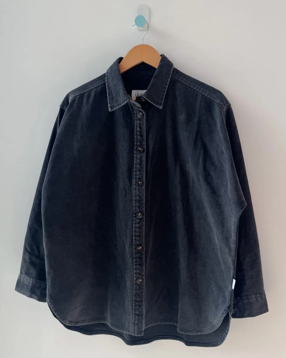 Theo Jacket - Black Denim