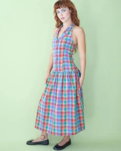 Vaughn Dress - Colorburst Plaid