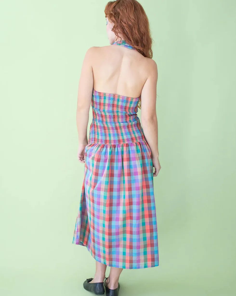 Vaughn Dress - Colorburst Plaid