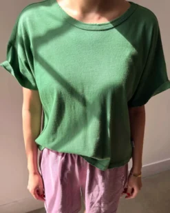 Vintage Fille Tee - Avocado