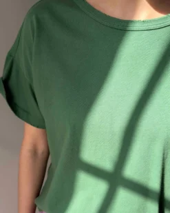 Vintage Fille Tee - Avocado
