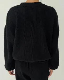 Waffle Core Sweatshirt - True Black