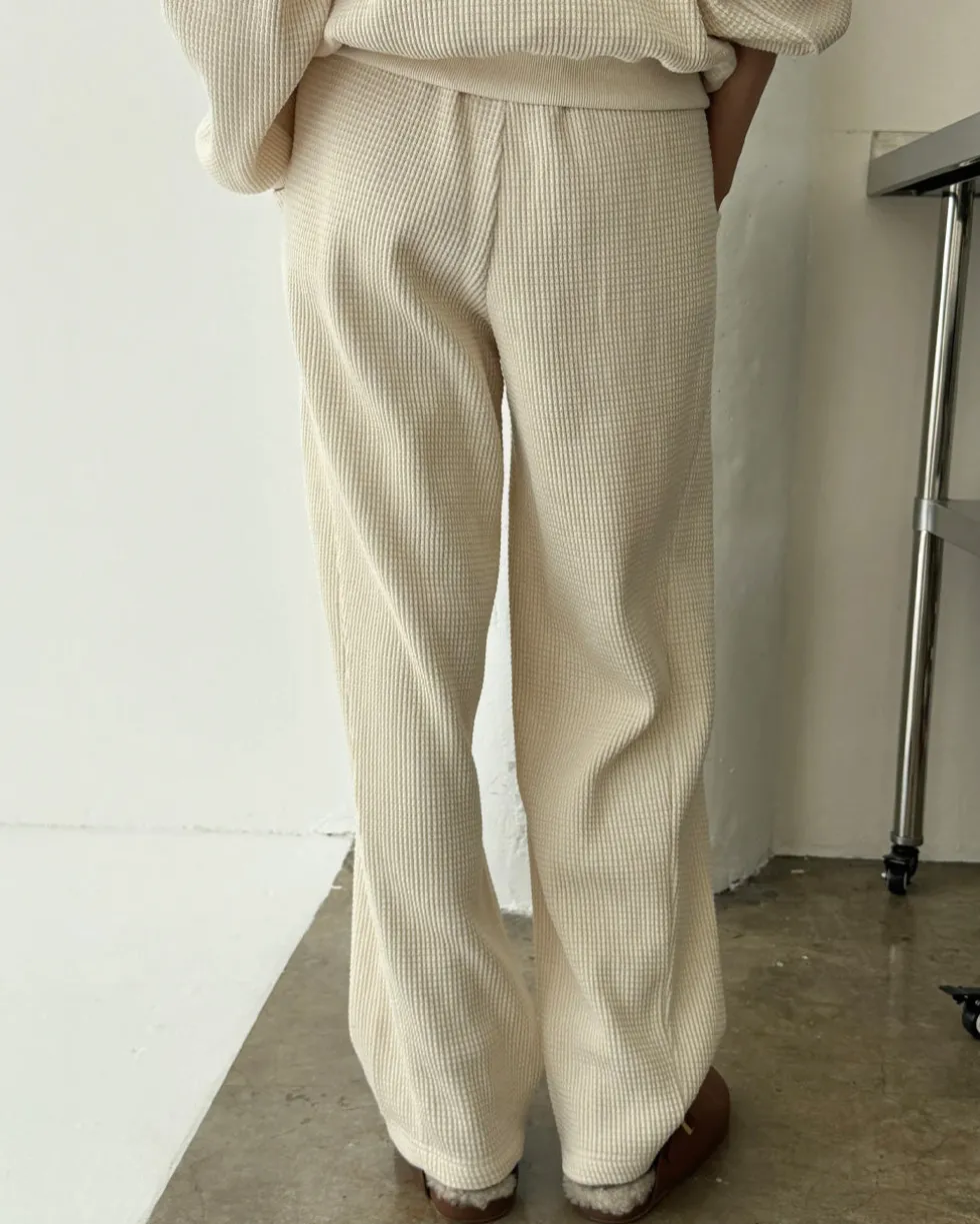 Waffle Lo Pants - Naturel