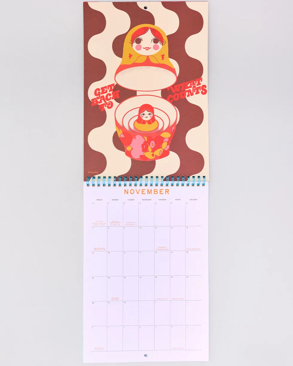 Wall Calendar - Just Enjoying the View