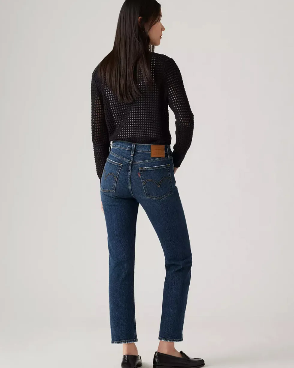 Wedgie Straight Jeans - Indifferent Indigo