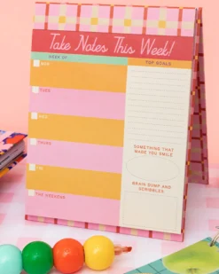 Week to Week Desk Planner - Take Notes This Week