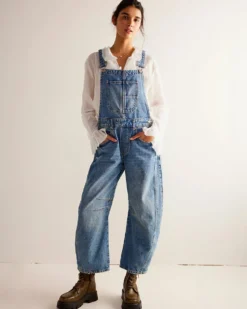We The Free Good Luck Barrel Overalls - Ultra Light Beam