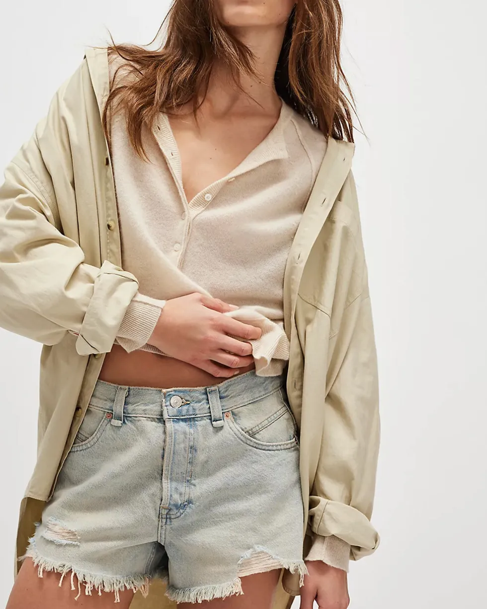 We The Free Now Or Never Denim Shorts - Well Worn