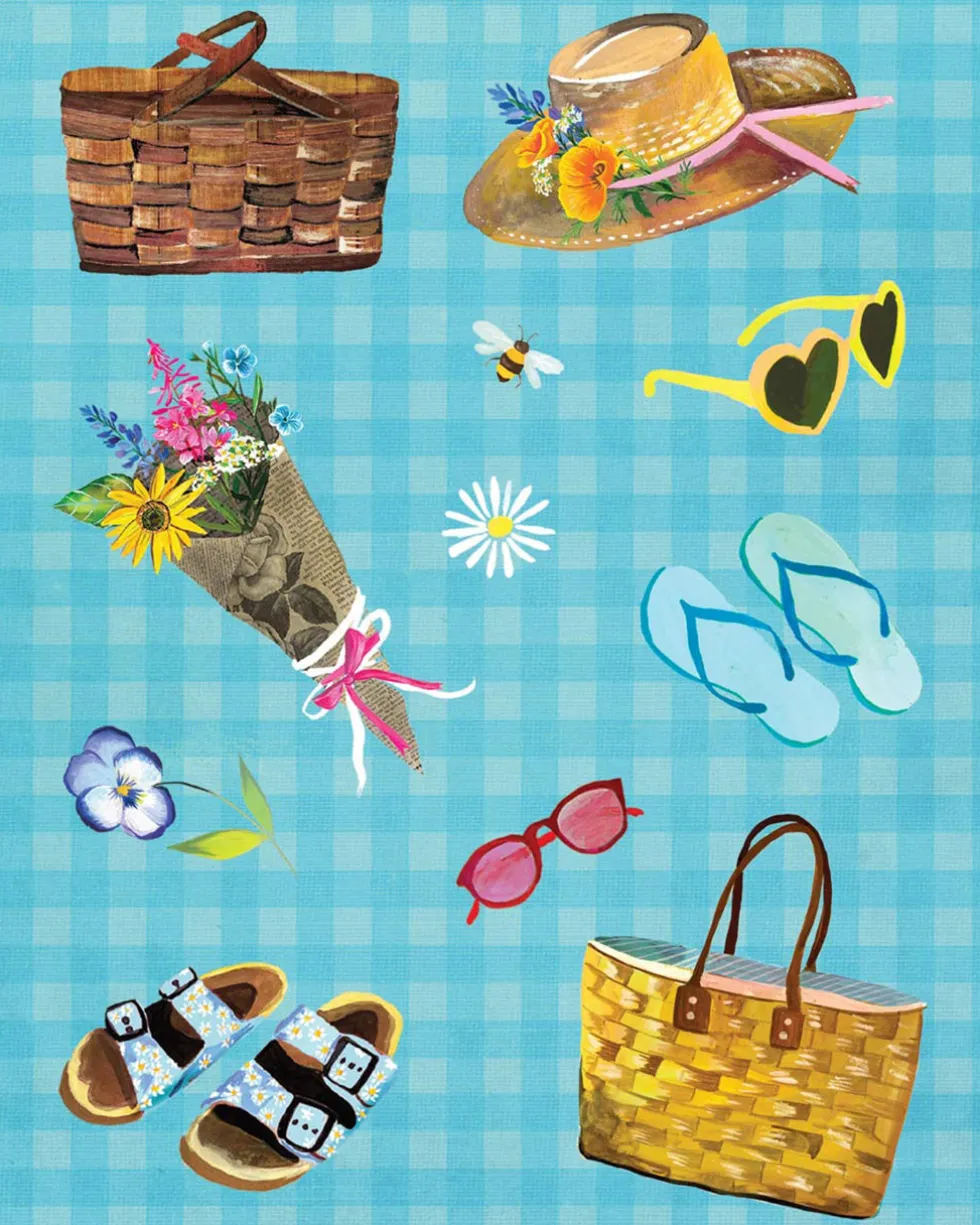 Wildflower Picnic Sticker Book