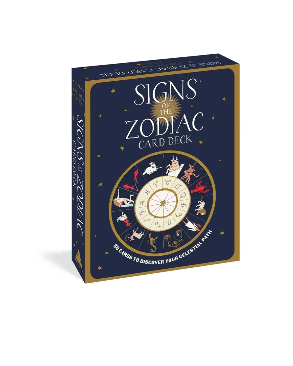 Zodiac Card Deck: 50 Cards To Discover Your Celestial